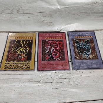 三幻神カード　シクパラ仕様ラー、オベリスク・シークレット仕様オシリスCセット 遊戯王 三幻神 オシリス オベリスク ラー 2期 シークレットレア
